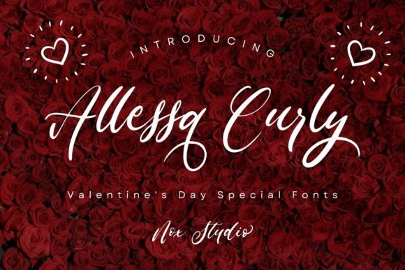 Allessa Curly: A Handwritten Typeface for Modern Campaigns