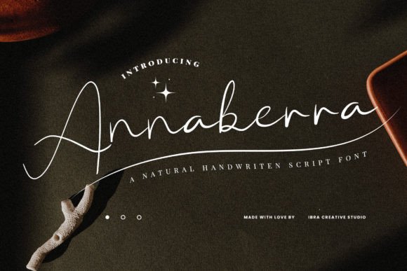 Annaberra: The Handwritten Script Font for Authentic Craft Brands