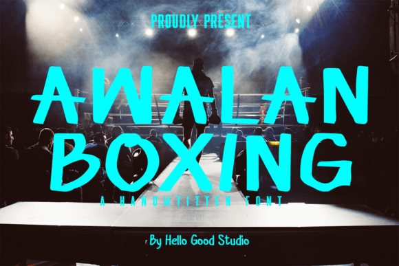 Awalan Boxing: A Script Font for Bold Statements