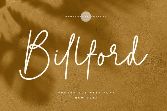 Billford: A Modern Font for Professional Branding