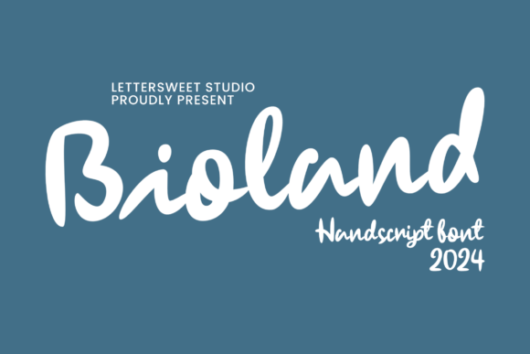 Bioland: A Handwritten Script Font for Modern Web Design