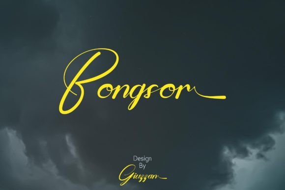 Bongsor: A Handwritten Font That Elevates Handmade Creations