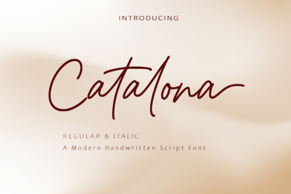 Catalona Typeface: The Handwritten Touch Your Brand Needs
