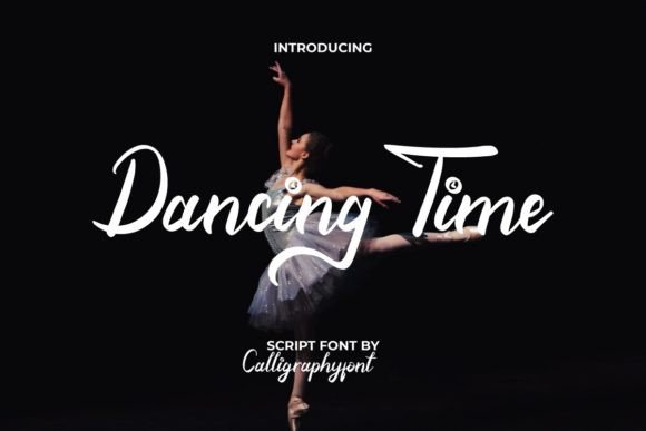 Dancing Time: Elevating Brand Identity with Graceful Typography