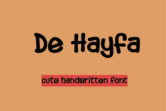 De Hayfa: A Fresh Handwritten Typeface for Authentic Brand Identity