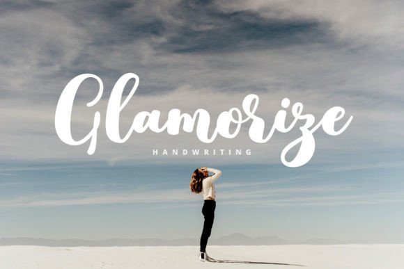 Glamorize Typeface Review: A Bold Handwritten Script for Modern Branding