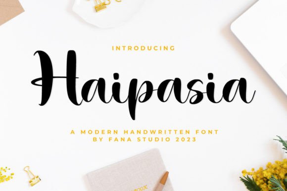 Haipasia: A Handwritten Typeface for Modern Digital Branding