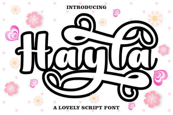 Hayla Outline: A Handwritten Font for Modern Web Design