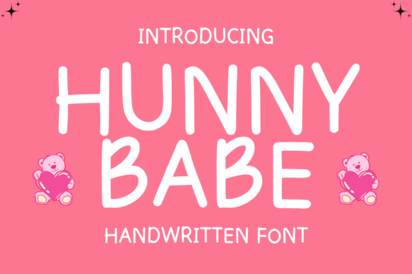 Hunny Babe: A Handwritten Font for Editorial Elegance