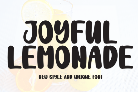 Joyful Lemonade Typeface Review: A Sweet Addition to Campaign Design