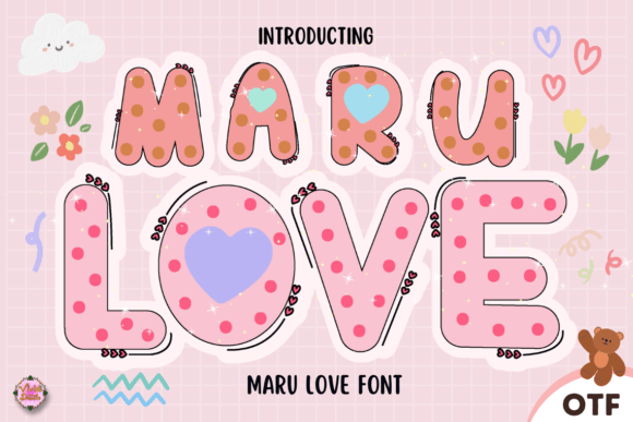 Maru Love: A Script Font for Heartfelt Editorial Design