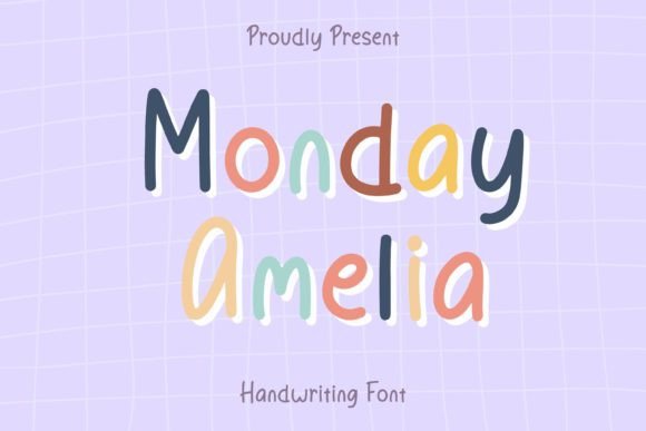 Monday Amelia: A Graceful Script Font for Digital Creativity