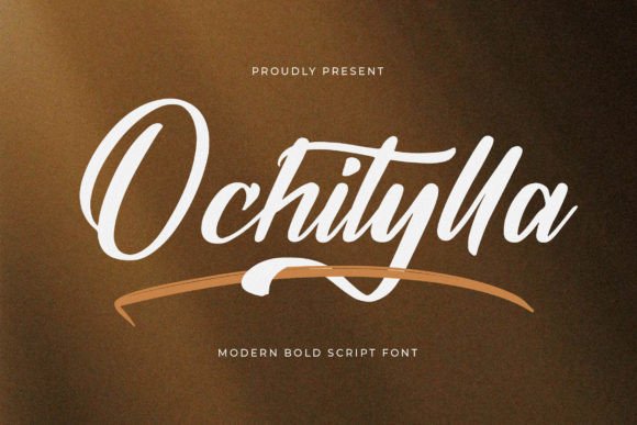 Ochitylla: A Handwritten Script Font for Modern Web Design