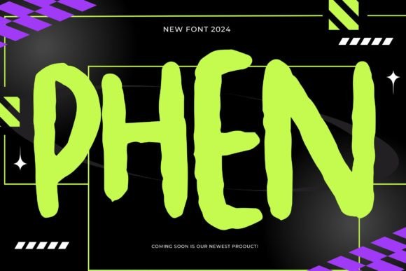Phen: A Playful Sans-Serif Font for Modern Branding