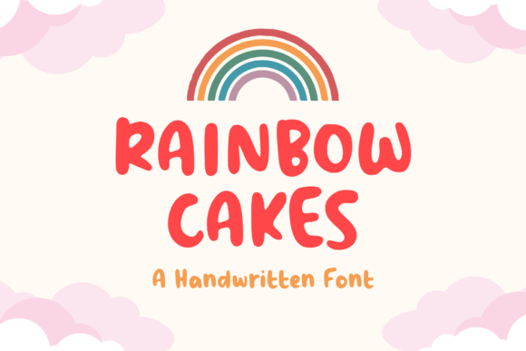 Rainbow Cakes Font for Vibrant Branding