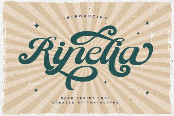 Ranelia: A Vintage Script Font for Modern Editorial Design