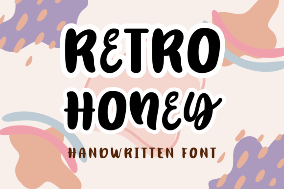 Retro Honey Typeface: A Handwritten Font for Authentic Brand Identity