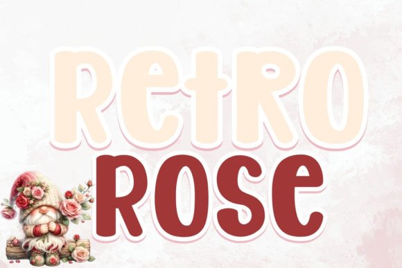 Retro Rose Font for Timeless Web Design