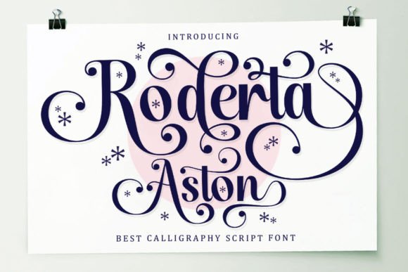 Roderta Aston: A Timeless Script Font for Branding