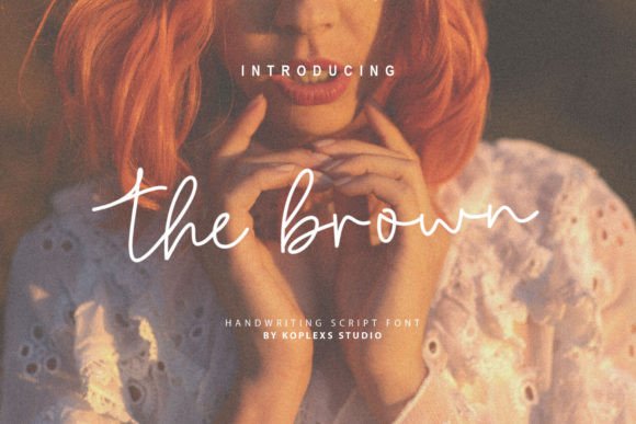 The Brown – A Sophisticated Script Font for Modern Campaigns