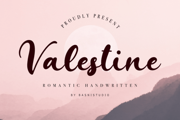 Valestine: The Handwritten Typeface for Modern Web Design
