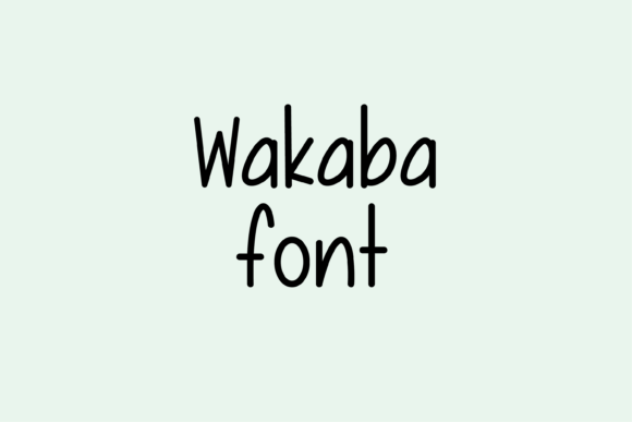 Wakaba: The Whimsical Handwritten Font for Modern Web Design